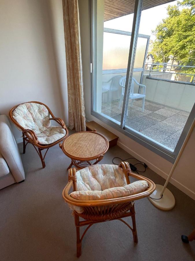 Studio calme avec terrasse vue mer Pleneuf-Val-Andre Esterno foto