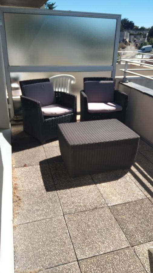 Studio calme avec terrasse vue mer Pleneuf-Val-Andre Esterno foto